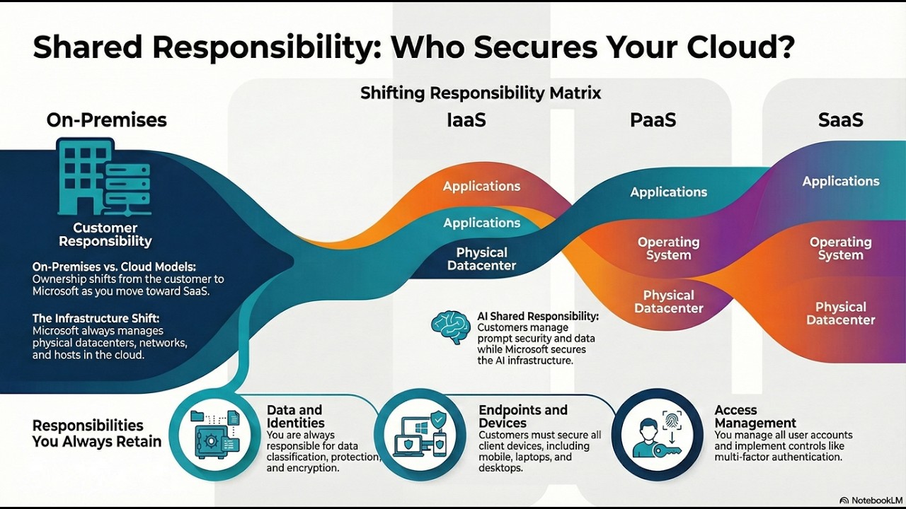 Basic Azure Storage Concepts - Cloud Shared Responsibility Security Models
