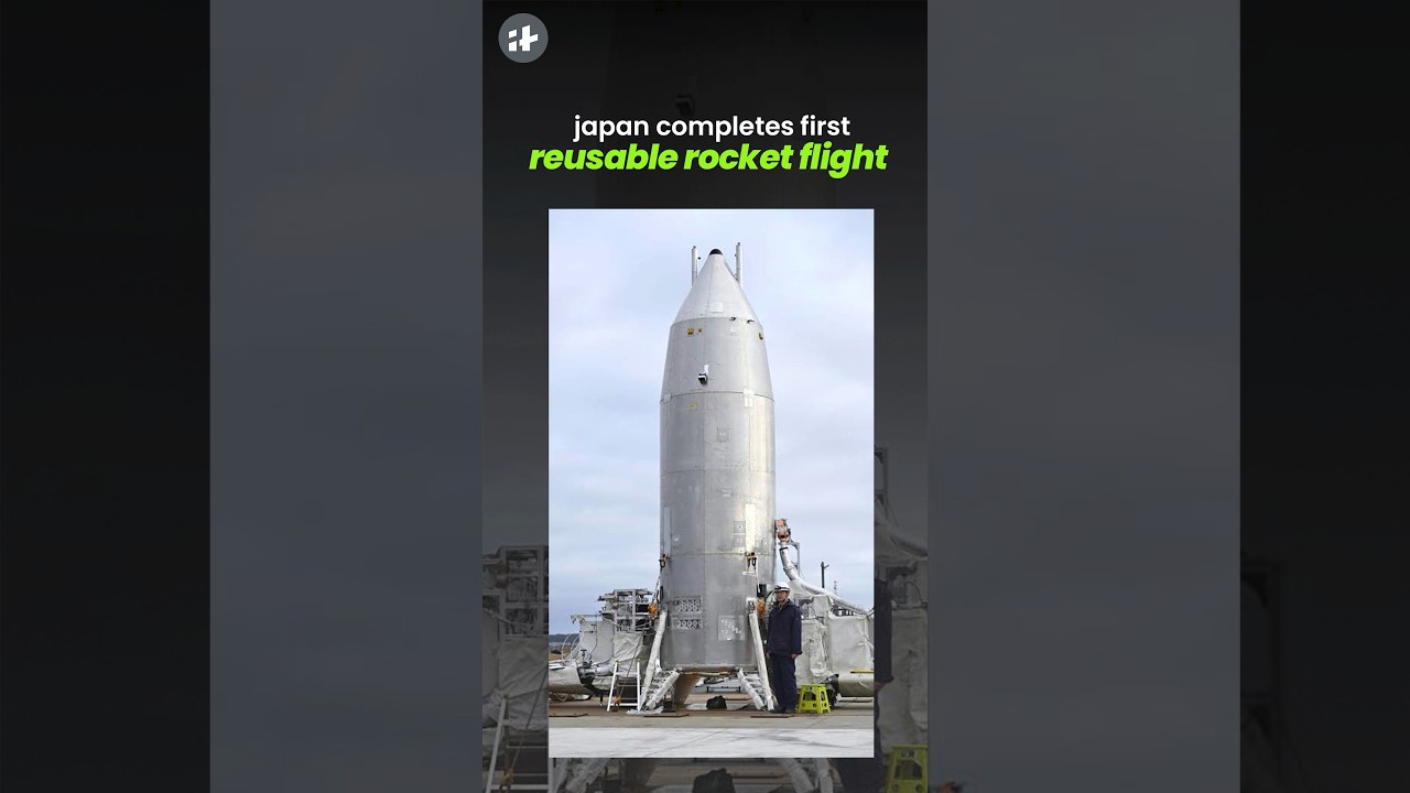 japan tests reusable rocket for the first time #shorts