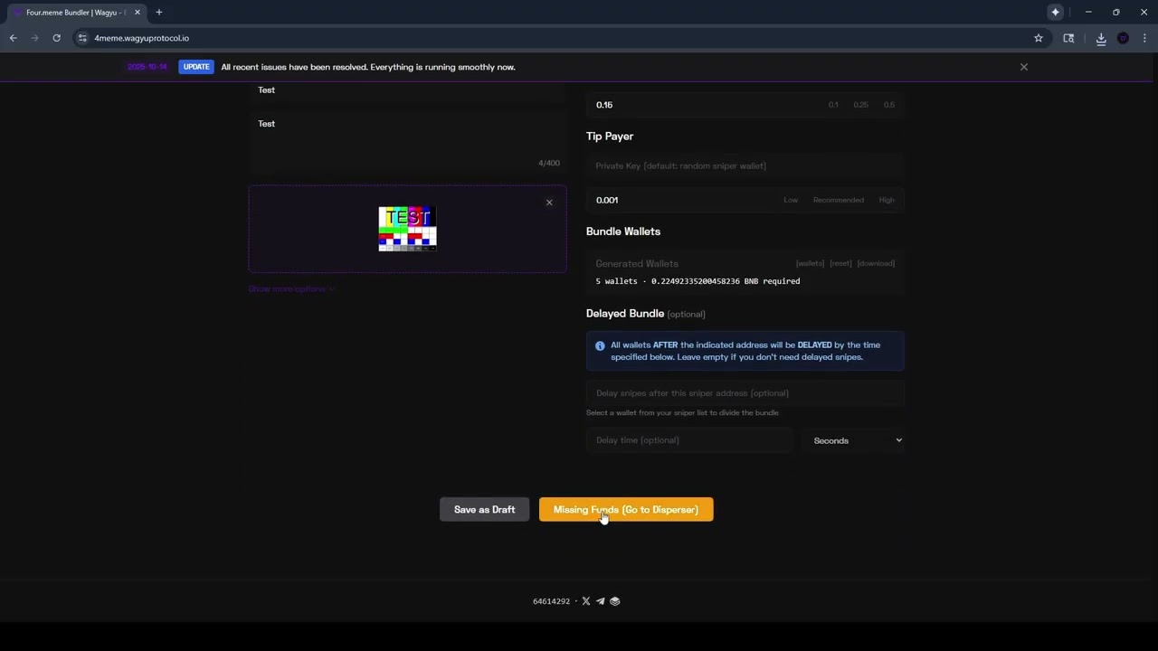 How to Bundle Launch on Four Meme with Wagyu Protocol