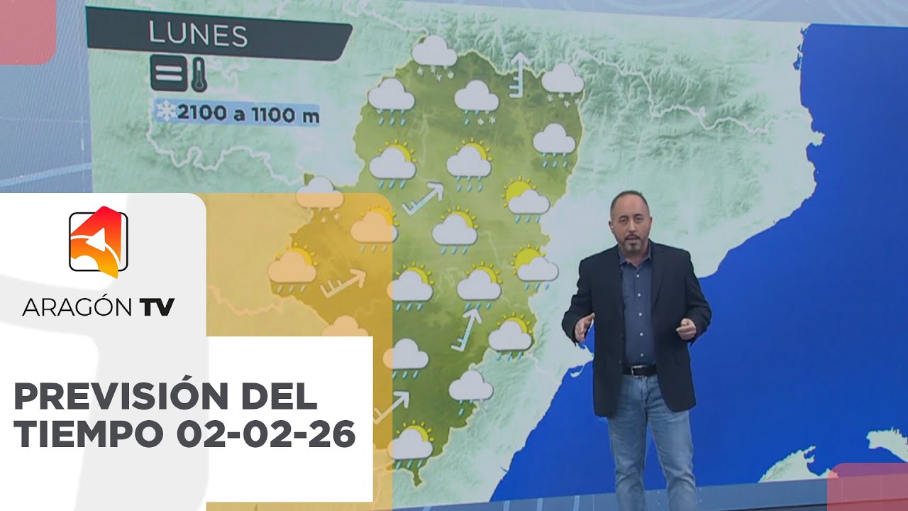 Previsión del tiempo para el lunes 2 de febrero