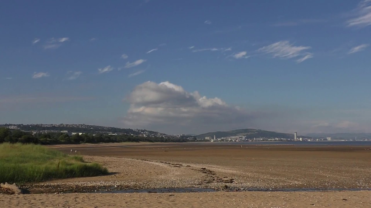 Rising Tide in Swansea Bay - Time-Lapse