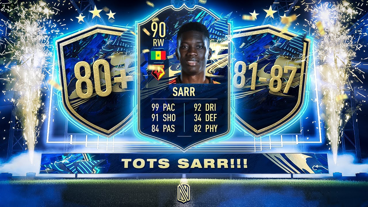 INSANE SARR TOTS SBC & 80+ PLAYER PICK PACKS! - FIFA 21 Ultimate Team