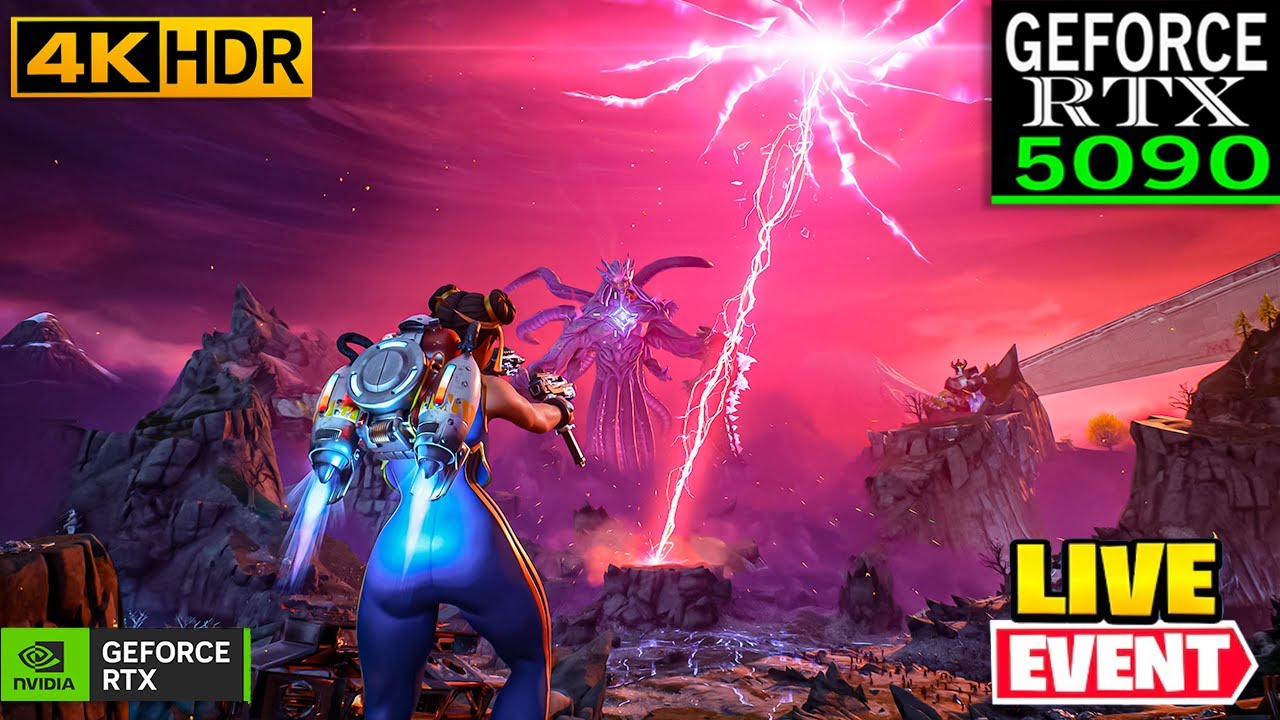 Fortnite ZERO HOUR LIVE СОБЫТИЕ | RTX 5090 4K MAX настройки + трассировка лучей вкл. #fortnite