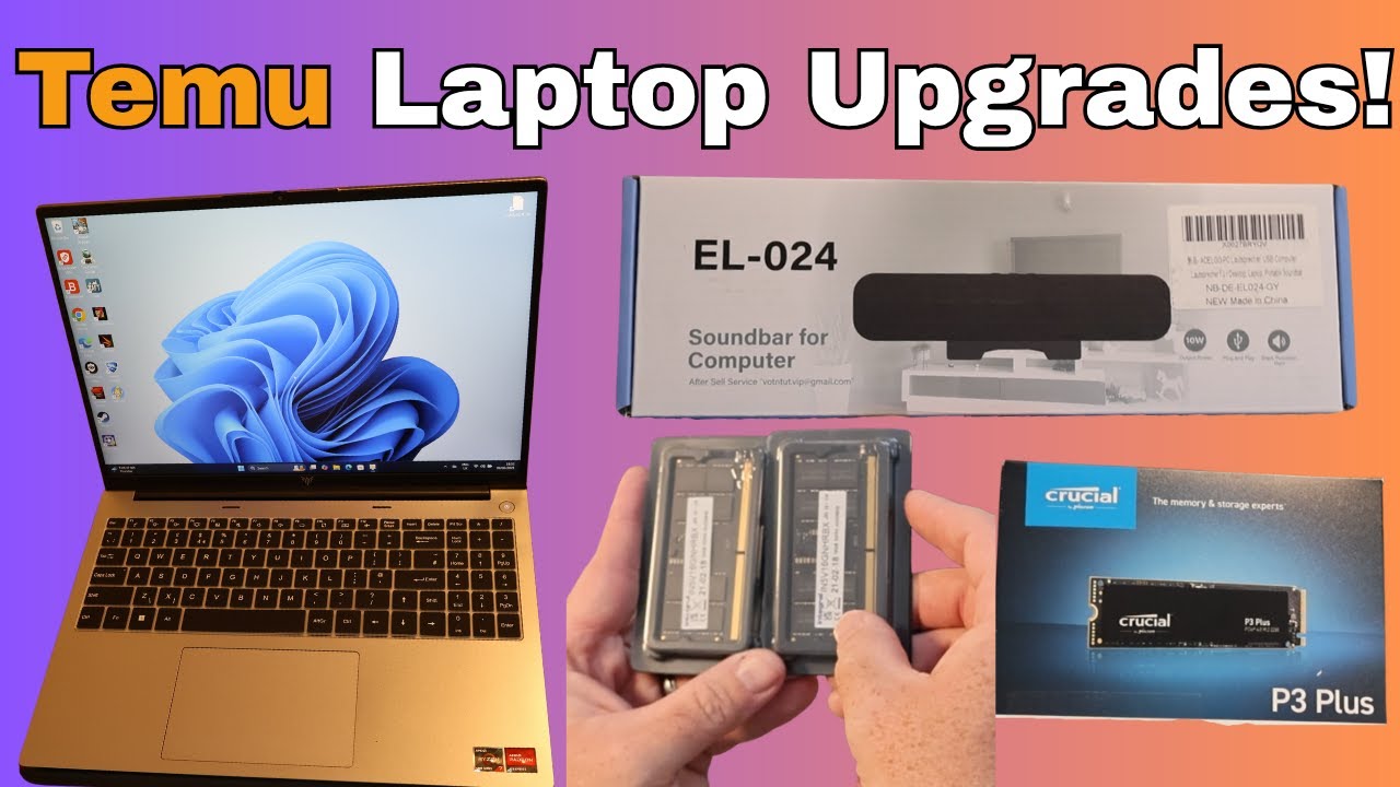 Upgrading The Cheap Temu Laptop - Can We Get Even Better Performance???