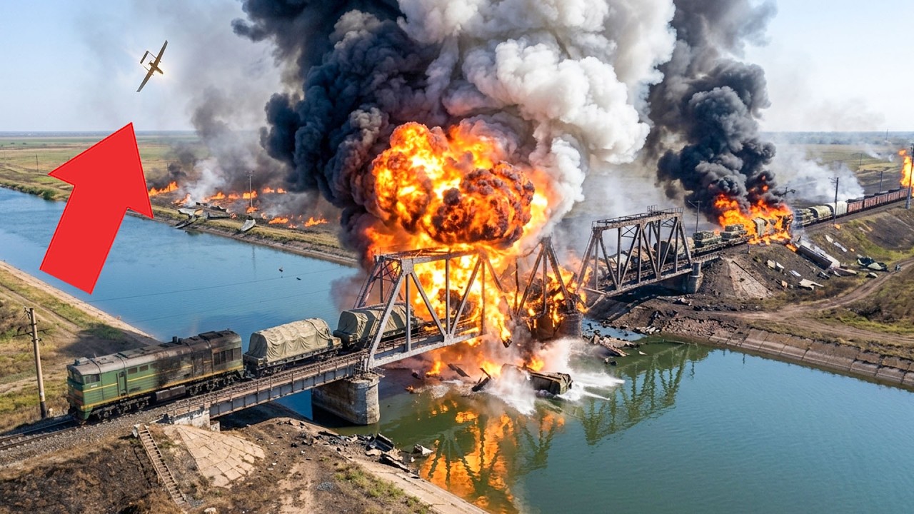 Ukraine WAITED for Russia's Train to Commit to Crimea's Bridge &mdash; Then BLEW It
