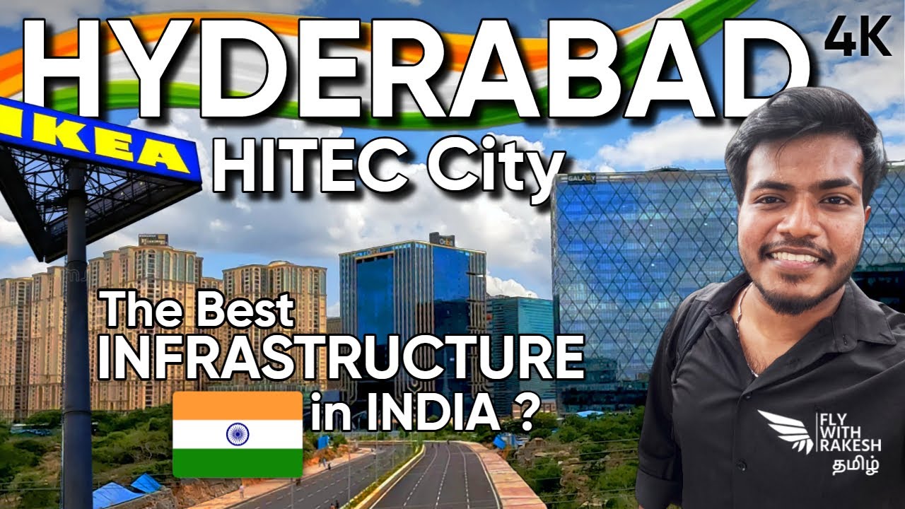 [4K] Is Hyderabad HITEC City the best city in INDIA? Hyderabad Day1 | Zostel | Hyderabad Metro (CC)