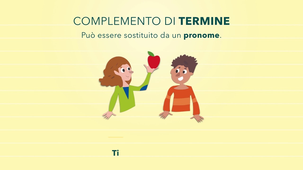 I complementi indiretti