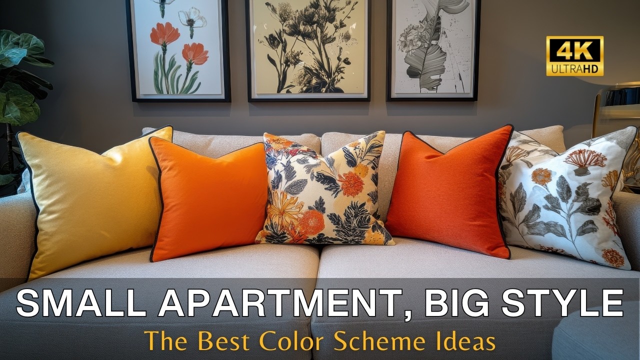 Small Apartment, Big Style: The Best Color Schemes to Elevate Your Small Modern Apartments