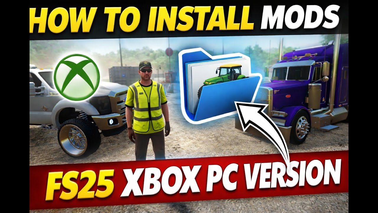 How To Download Mods on FS25 | Xbox PC Version Game Pass & Xbox App