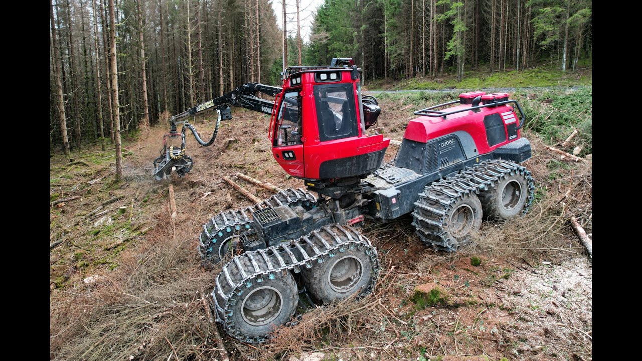 🌲*CabView* Komatsu 931XC • HarvesterAction • DroneView • Forstbetrieb Rauber • Fast Logging 🌲