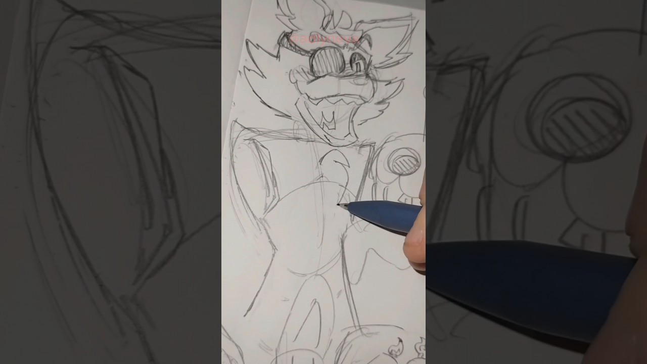 New sketchbook!+sketching a poster idea! 