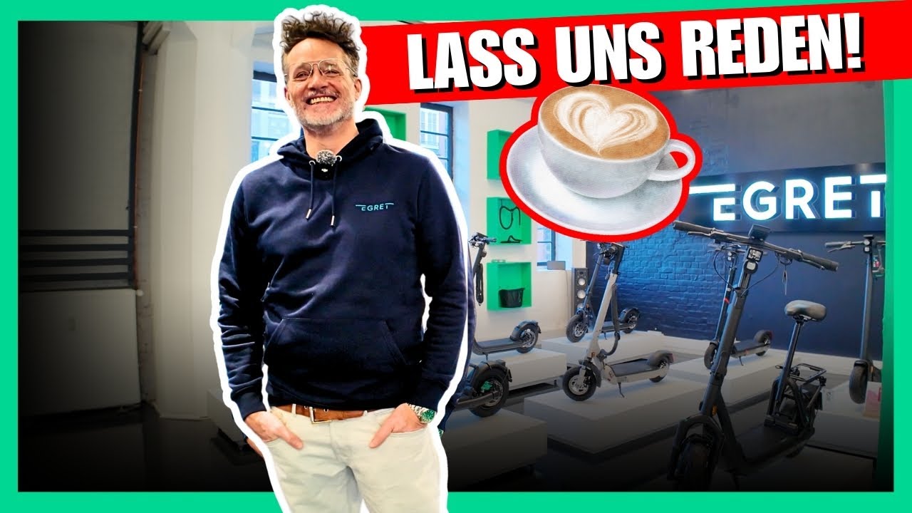 KaffeeKlatsch mit Florian: EGRET Neuheiten & Herausforderungen 2025 ☕🌐 #egret #escooter