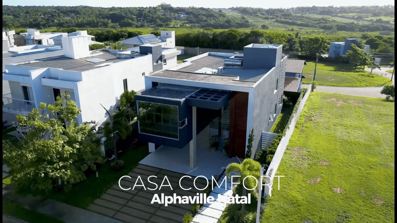 Casa Confort à venda em Alphaville Natal com 5 suítes e ambientes incríveis