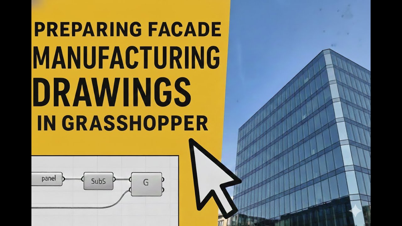 Parametric Facade Modeling in Grasshopper | Part 3: Manufacturing Drawings (Step-by-Step).