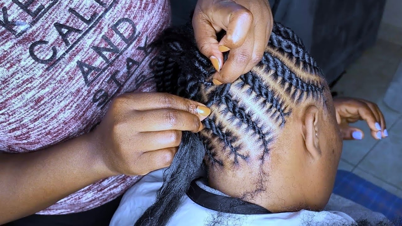 HOW TO; FLAT TWIST CORNROWS BEST TUTORIAL 