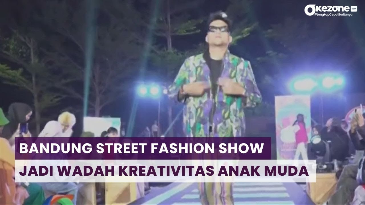 Anak Muda Unjuk Kreativitas di Bandung Street Fashion Show