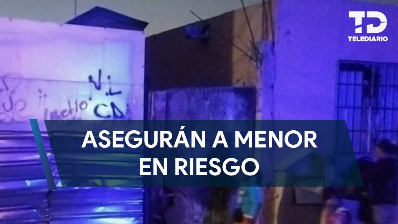 UNIF asegura a menor en riesgo en Calzada Antonio Cárdenas en Saltillo Sur