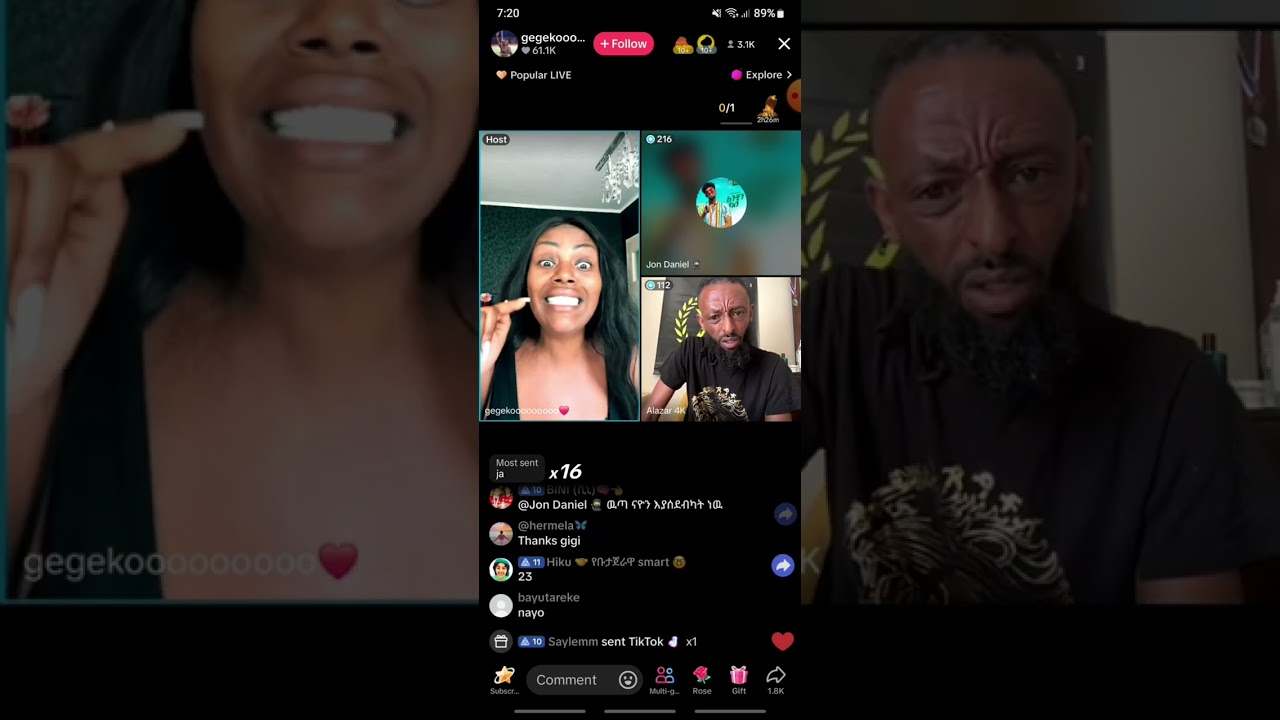 Jani VS Nayo TikTok Live | gigi kiya jondaniel