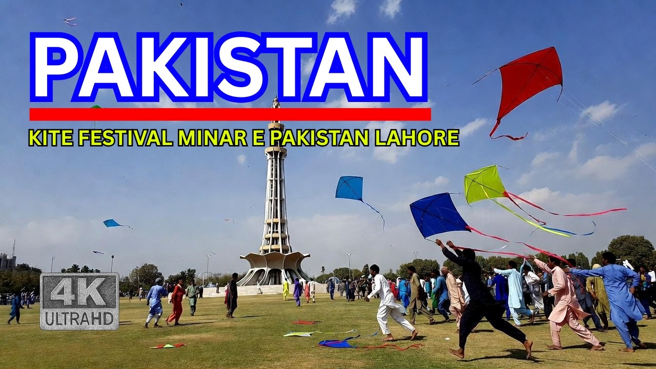 Basant Festival 2026 at Minar-e-Pakistan | Families Flying Kites | Lahore Basant Mela Walking Tour