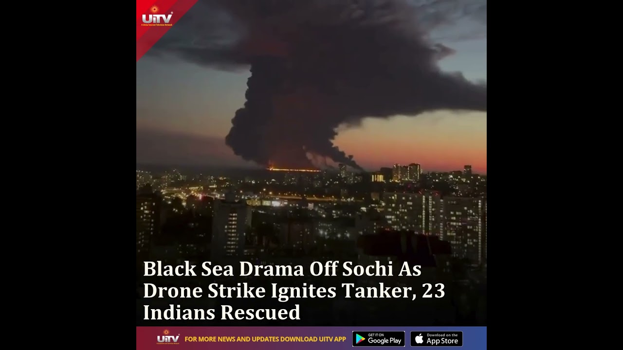 Ukrainian Drone Strike Sets Oil Tanker Ablaze Near Russia&rsquo;s Sochi 🌊🔥