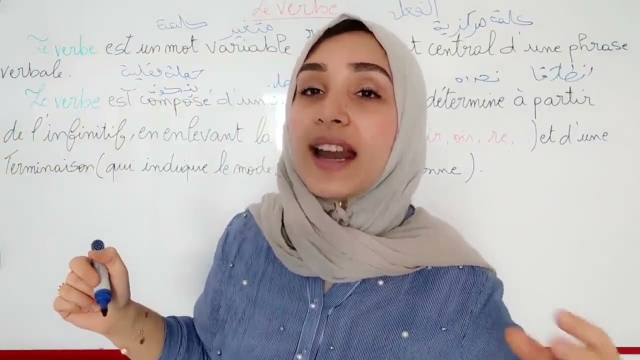 le verbe 1AC أول درس مادة اللغة الفرنسية