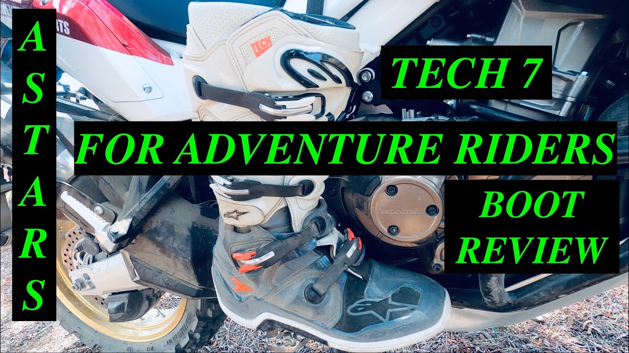 ALPINESTARS TECH 7 MOTOCROSS BOOTS FOR ADVENTURE RIDERS REVIEW