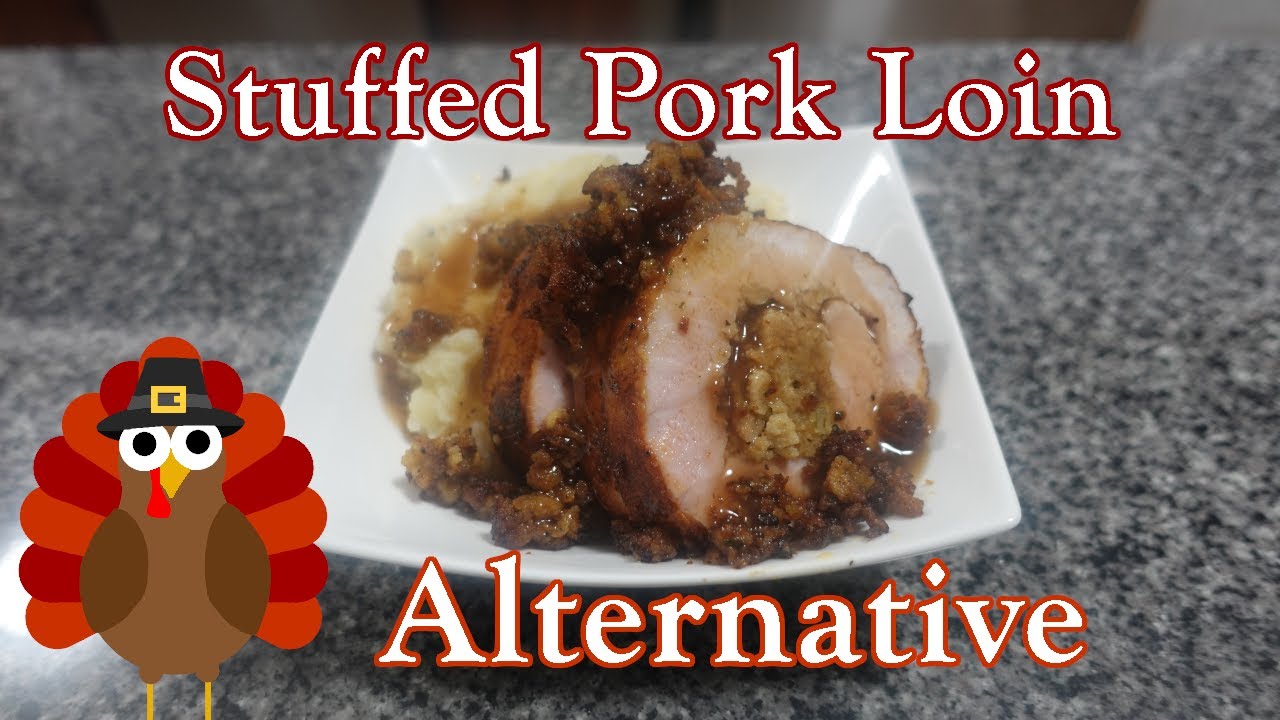 Thanksgiving Turkey Alternative | Stuffed Pork Loin