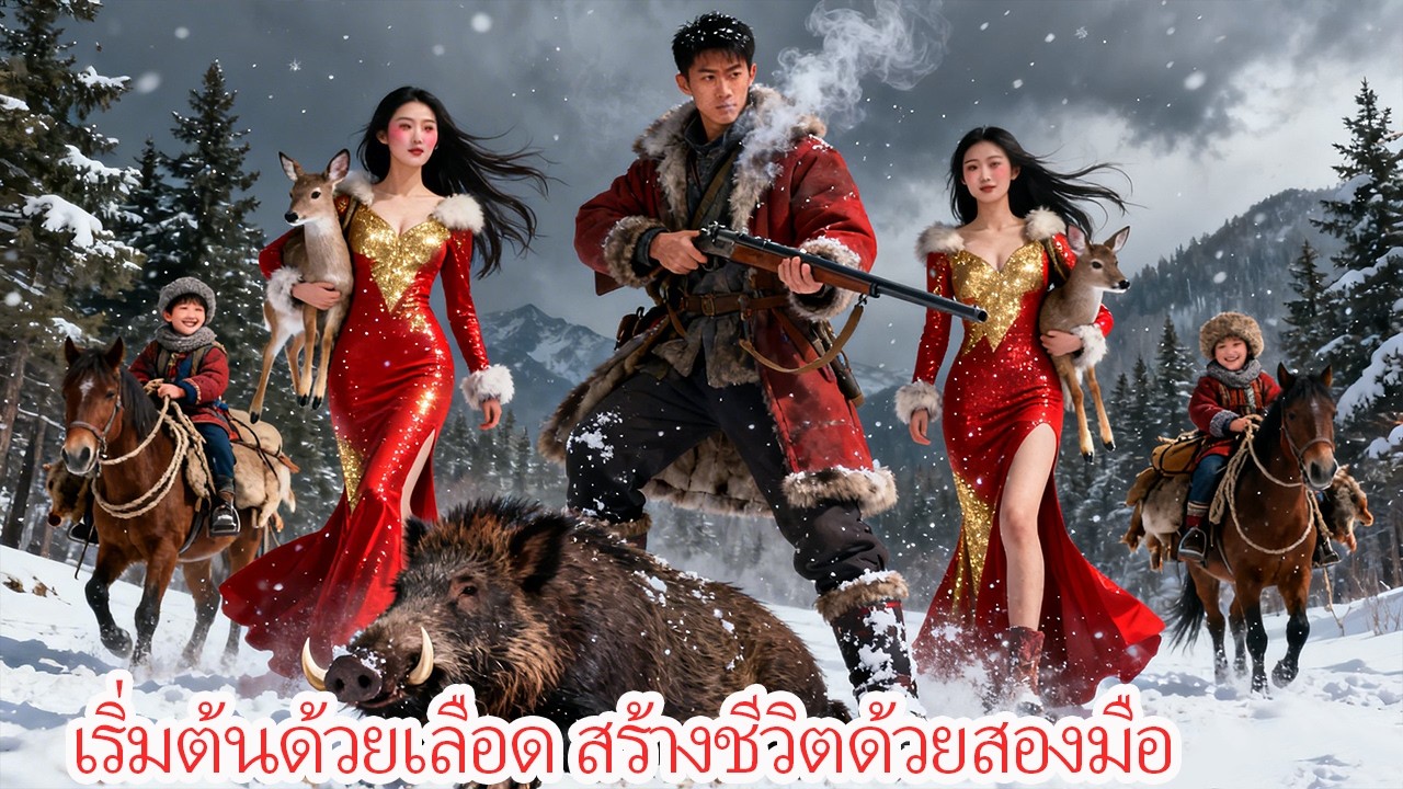 ย้อนชีวิตกลับตงเป่ย แค่วันแรกก็ล้มหมูป่าตัวใหญ่ ชีวิตนักล่าเริ่มแล้ว!