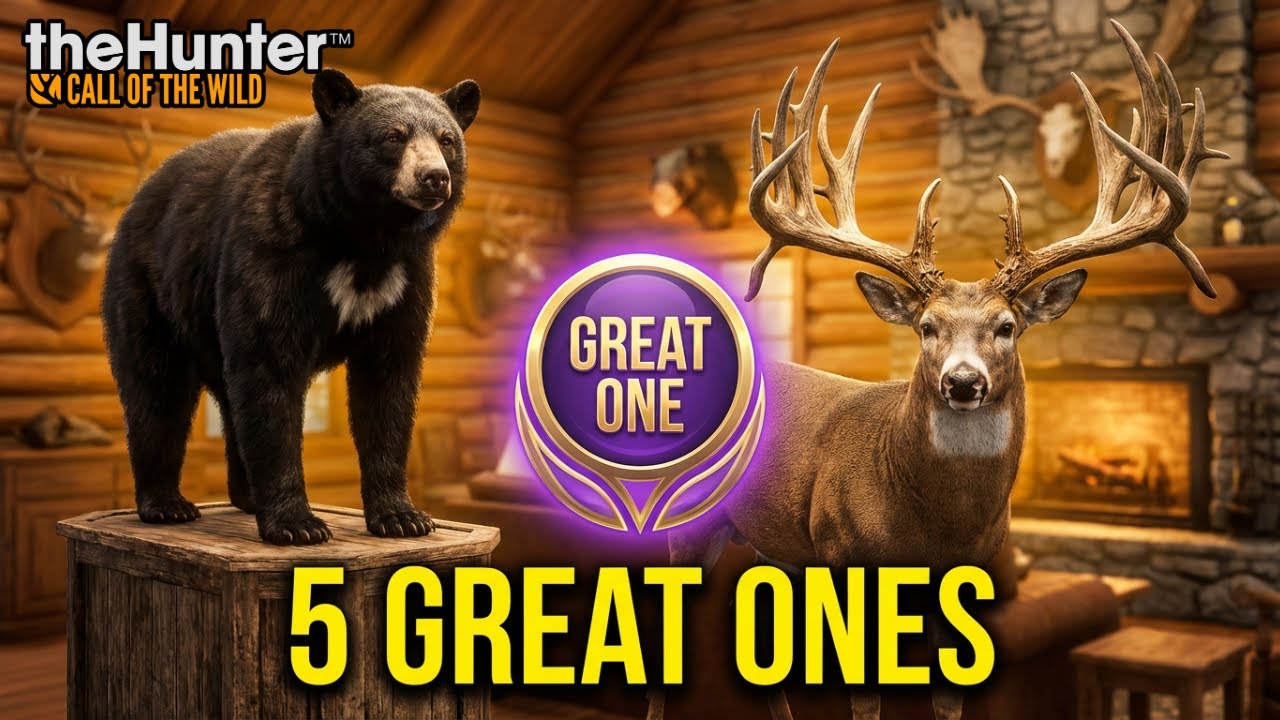 Экскурсия по трофейным охотничьим домикам в TheHunter COTW &ndash; Все мои лучшие экземпляры, редкие и ...