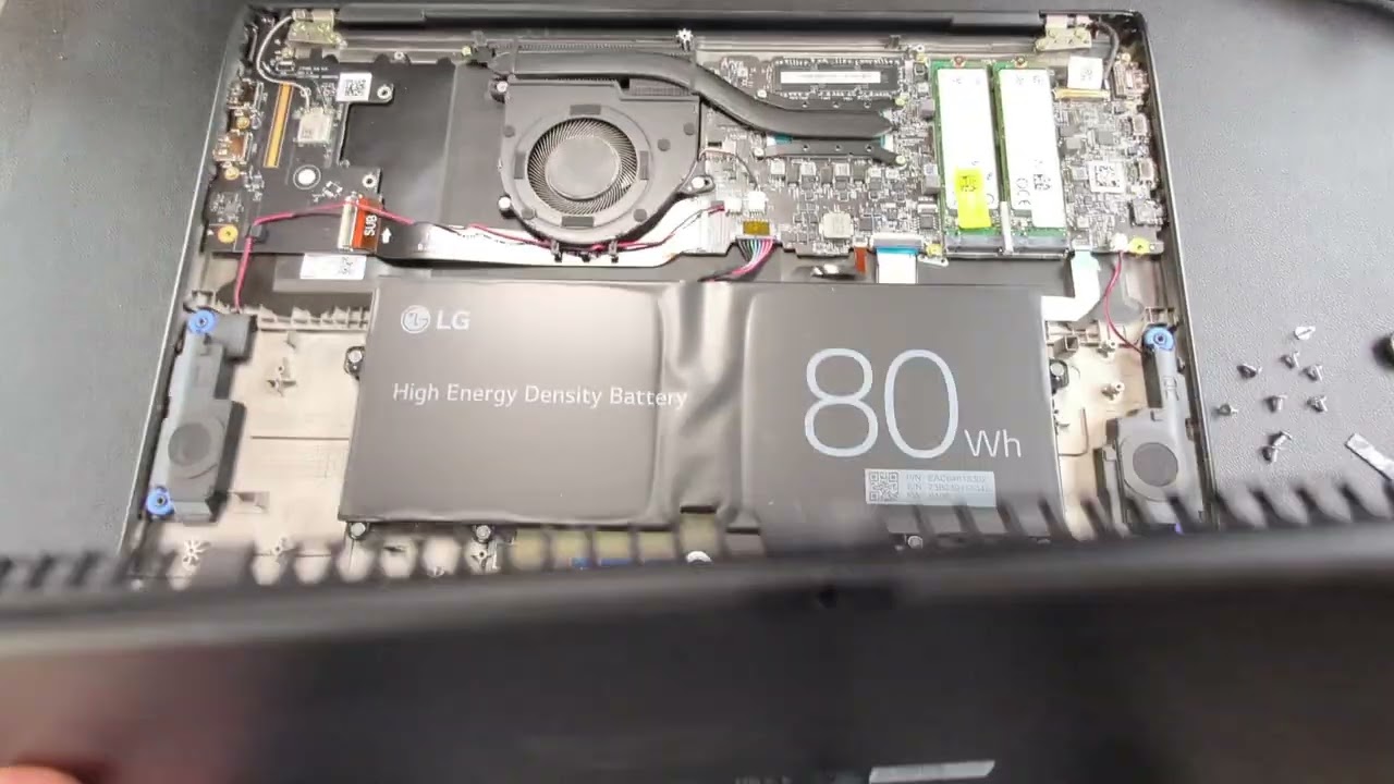LG Gram 17Z90R Teardown | How to Remove the Bottom Cover Safely