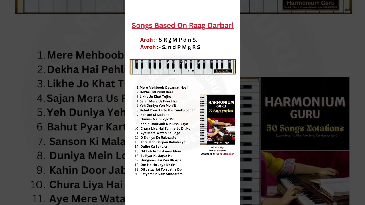 Songs Based On Raag Darbari 