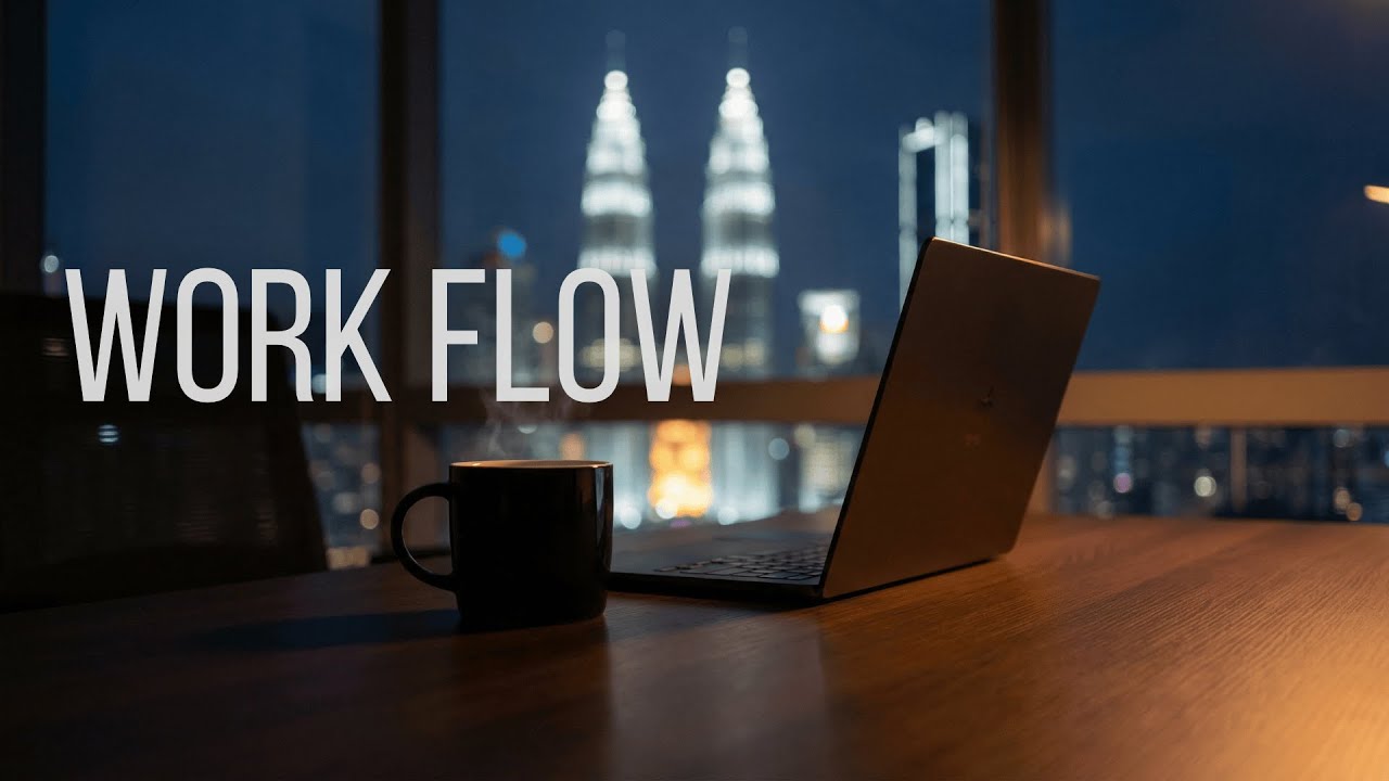 2H Clean House Mix | Concentration Music | 4K Petronas Twin Towers Skyline