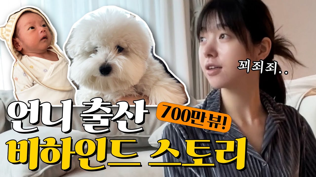 [Vlog] 언니의 출산 | 먹태와 집지키는 집사 브이로그 | 육아 용품 언박싱 | 나의 첫 조카🤍