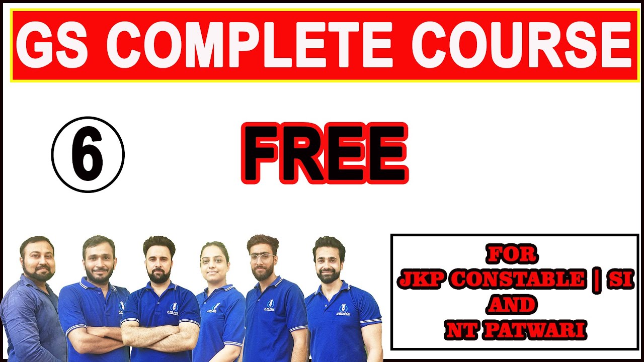 J&K GK for JKP Constable|| NT|| JKPSI and Patwari ||(Lec 06)  @JobsAdda786