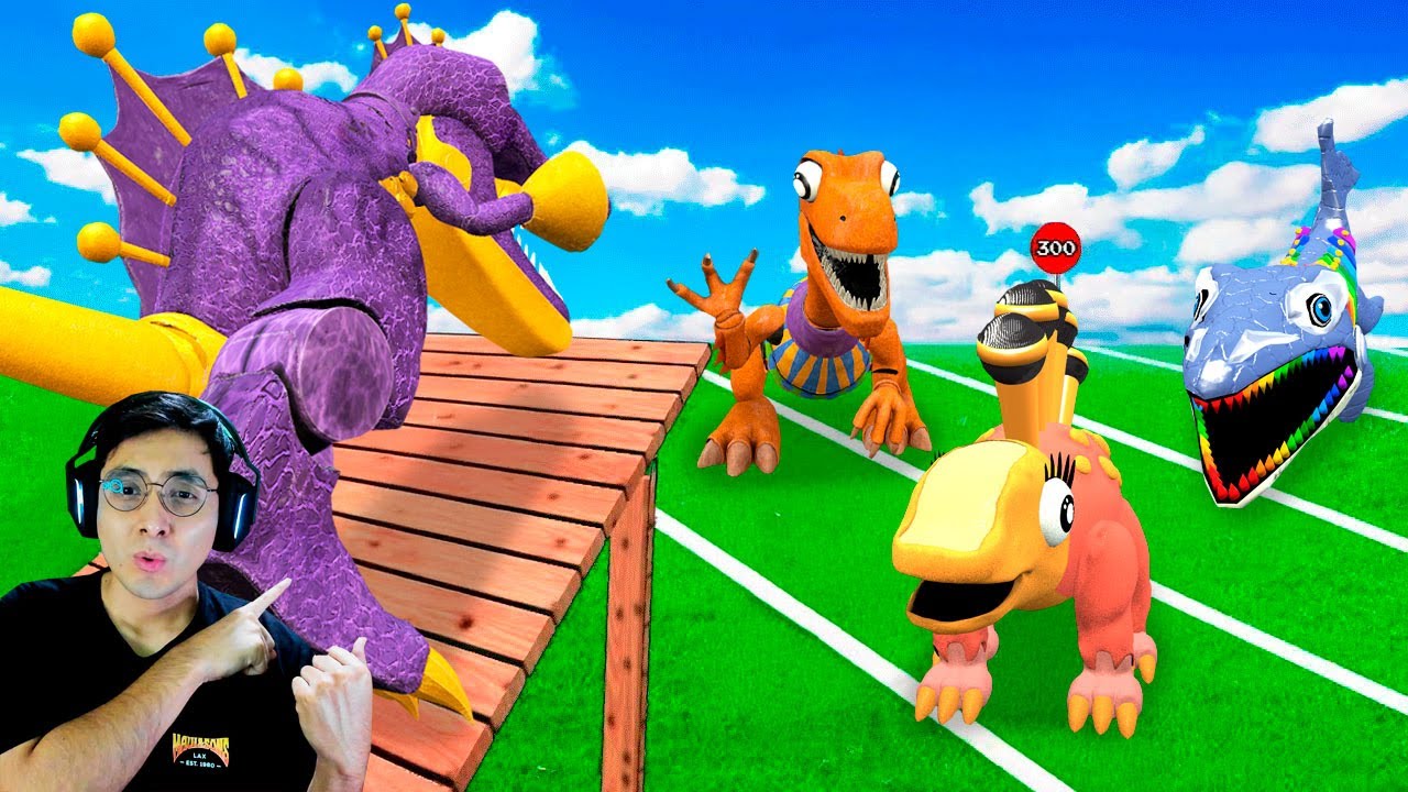 ¿Qué DINOSAURIOS de POPPY PLAYTIME tiene el MEJOR SALTO?
