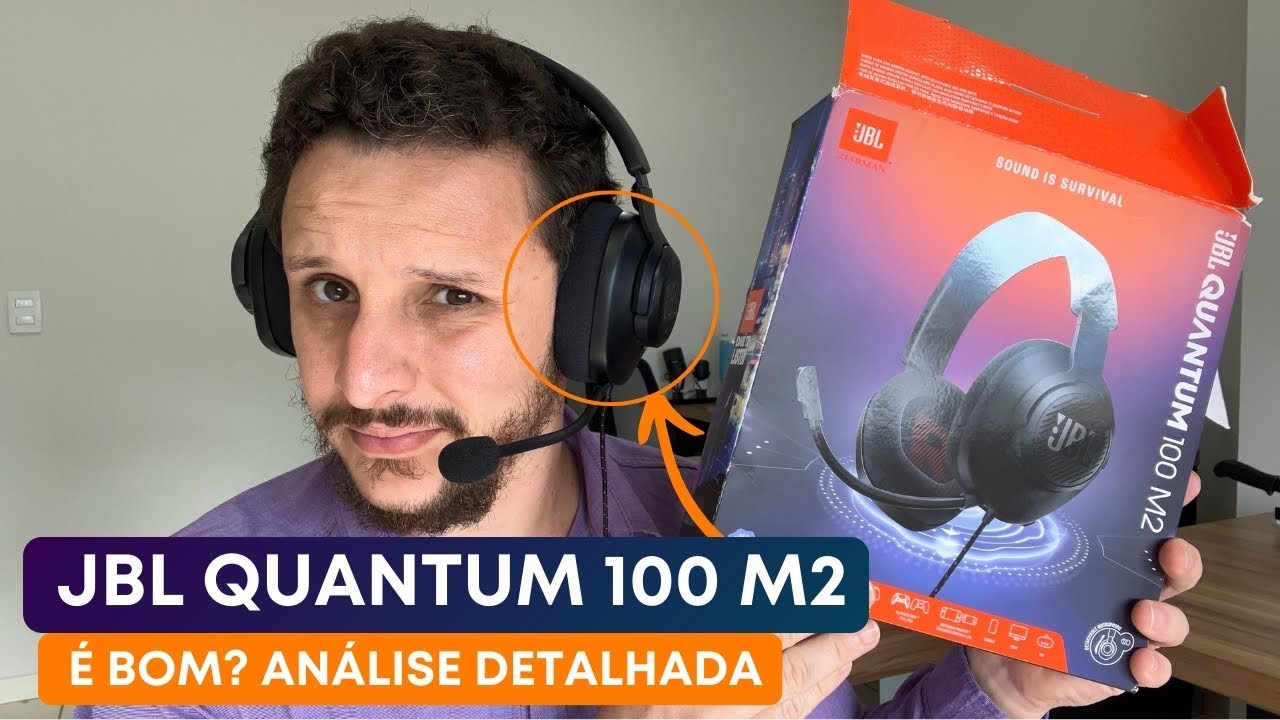 Headset Gamer - JBL QUANTUM 100 M2 - Fone De Ouvido Com Fio JBL - É Bom? Review e Análise Detalhada