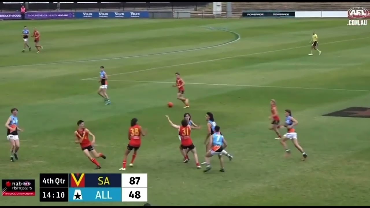 ISAAC KEELER HIGHLIGHTS AFL DRAFT 2022