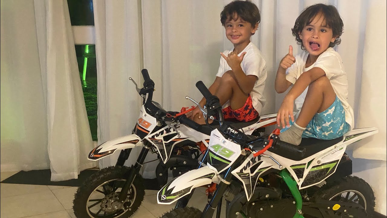 Ganhamos 2 Mini Moto Mxf 49cc