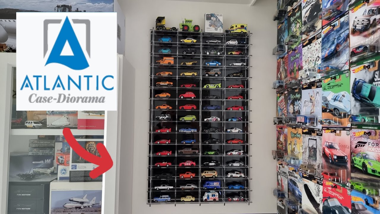 Every Diecast collector needs this‼️ Atlantic Display case For Diecast Cars, Hot Wheels, Matchbox.