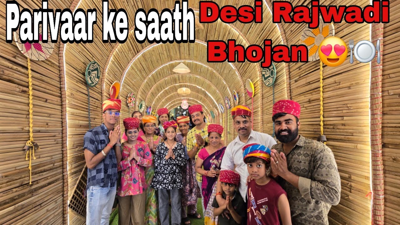 Maa Ki Dhani – Rajasthan Ka Royal Family Dhaba 🍽️ | Desi Food with Rajwadi Touch #desi