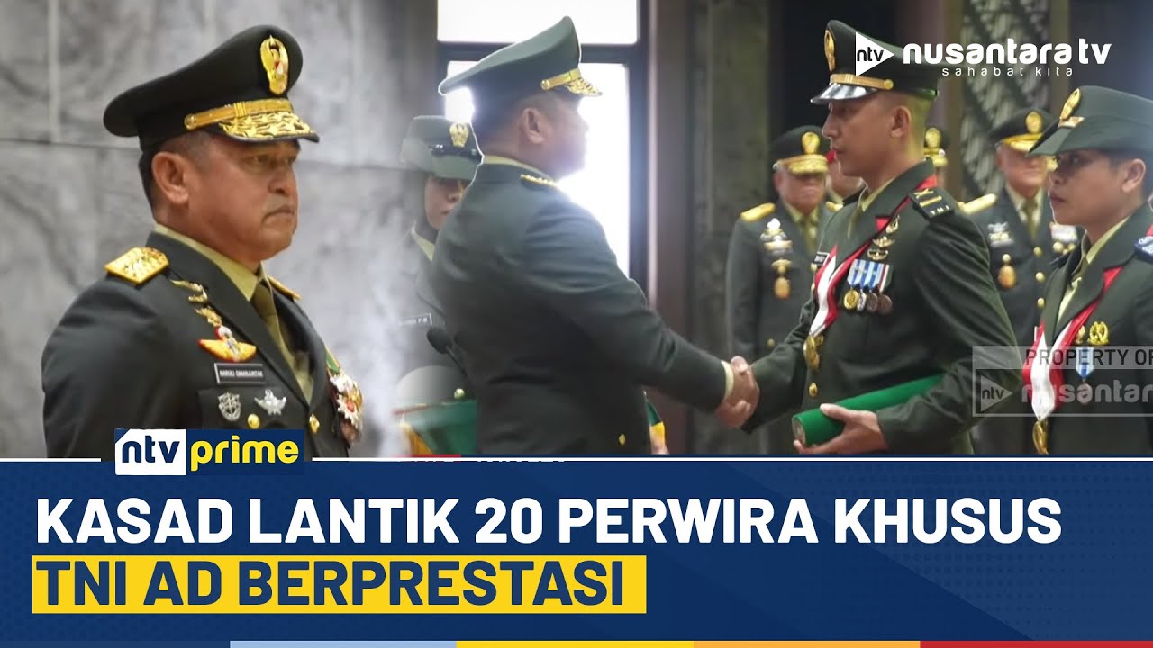 Bangga! Kasad TNI AD Lantik 20 Perwira Khusus TNI AD Berprestasi Dalam Bidang Olahraga | NTV PRIME