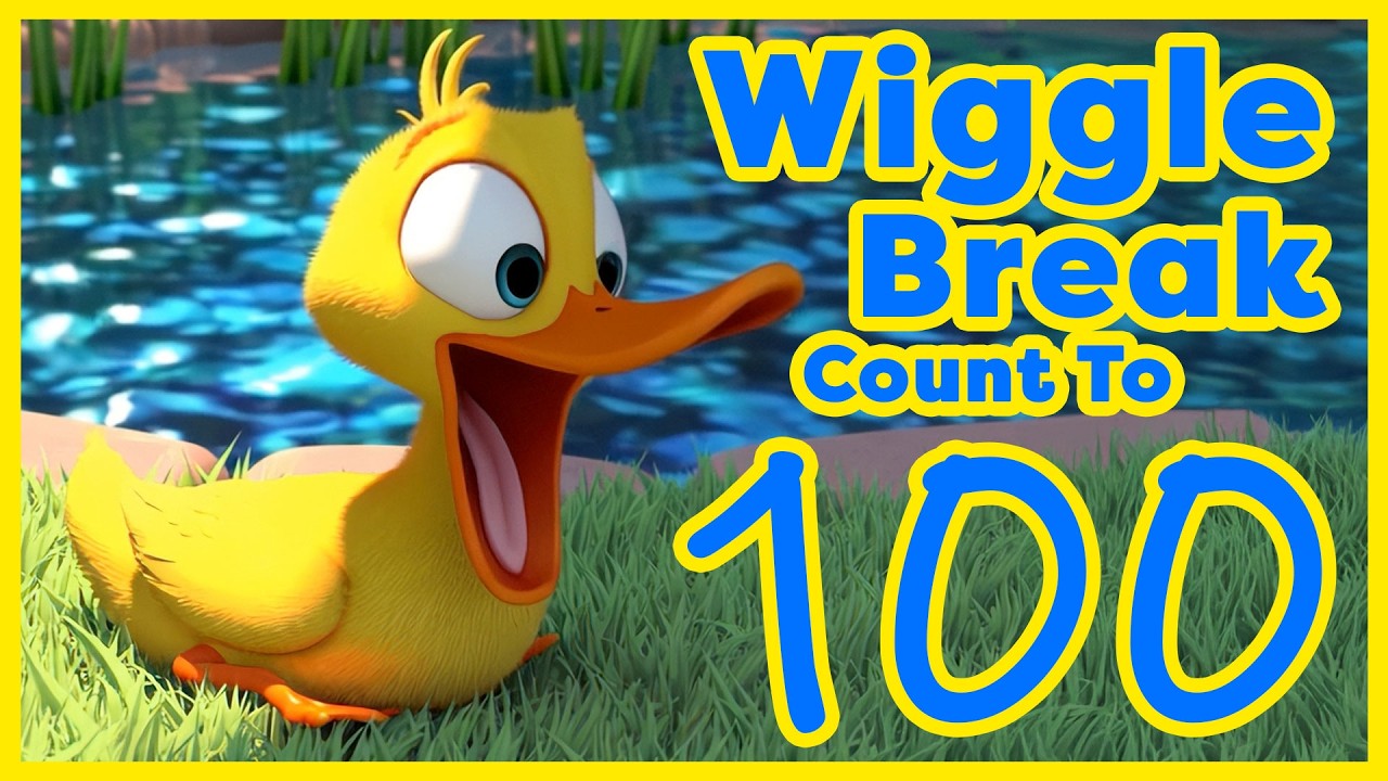 🦍 Wiggle Count Song 🦒 Learn To Count To 100 🦓 Wiggle Break Counting Song