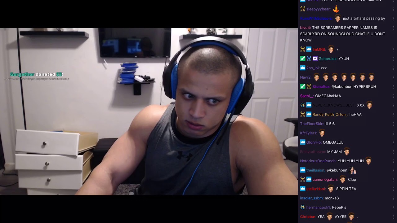 Tyler1 (RAP GOD) raps on Twitch with chat