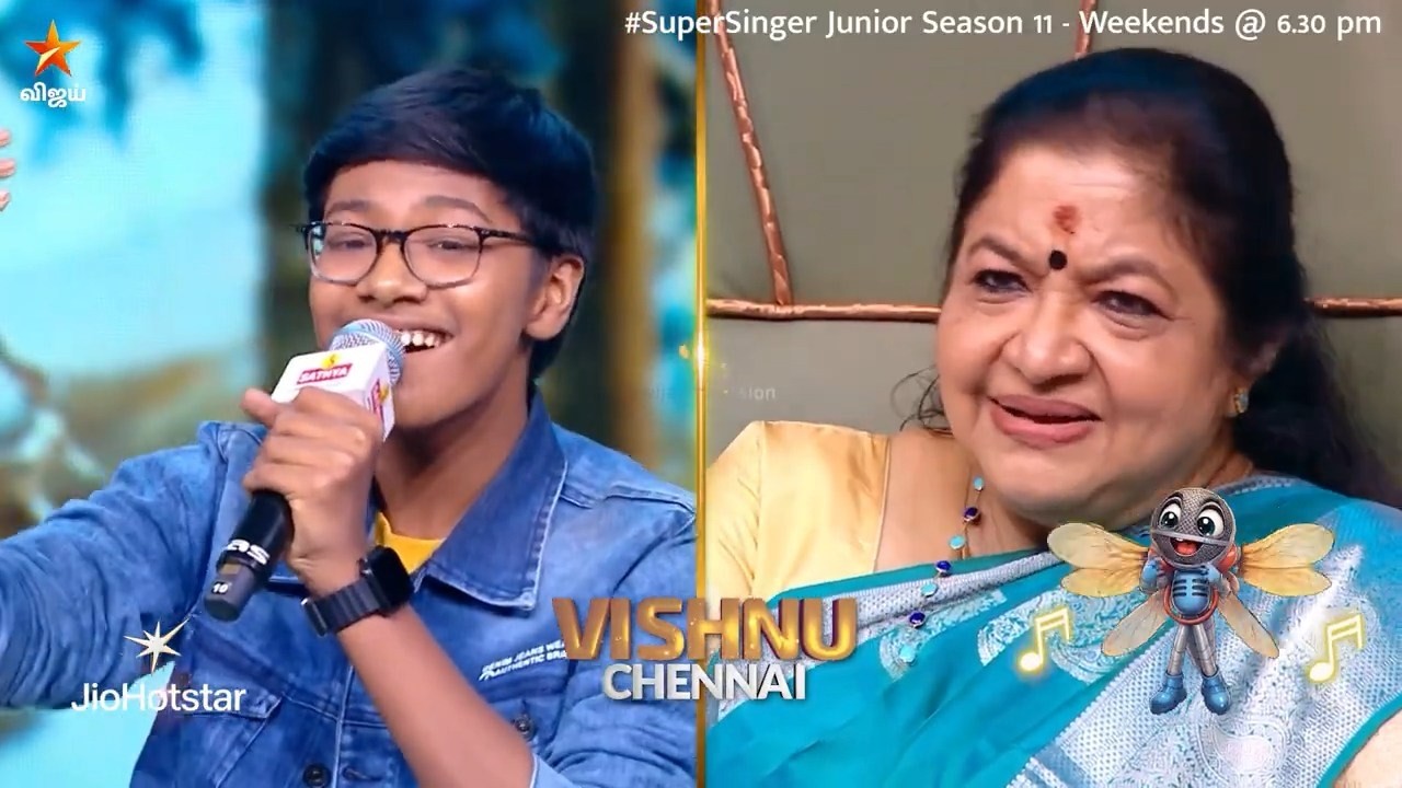 மனதை கவர்ந்த குரல் ❤️✨Vanna Nilave Song by #Vishnu ❤️ | Super Singer Junior 11 | Episode Promo