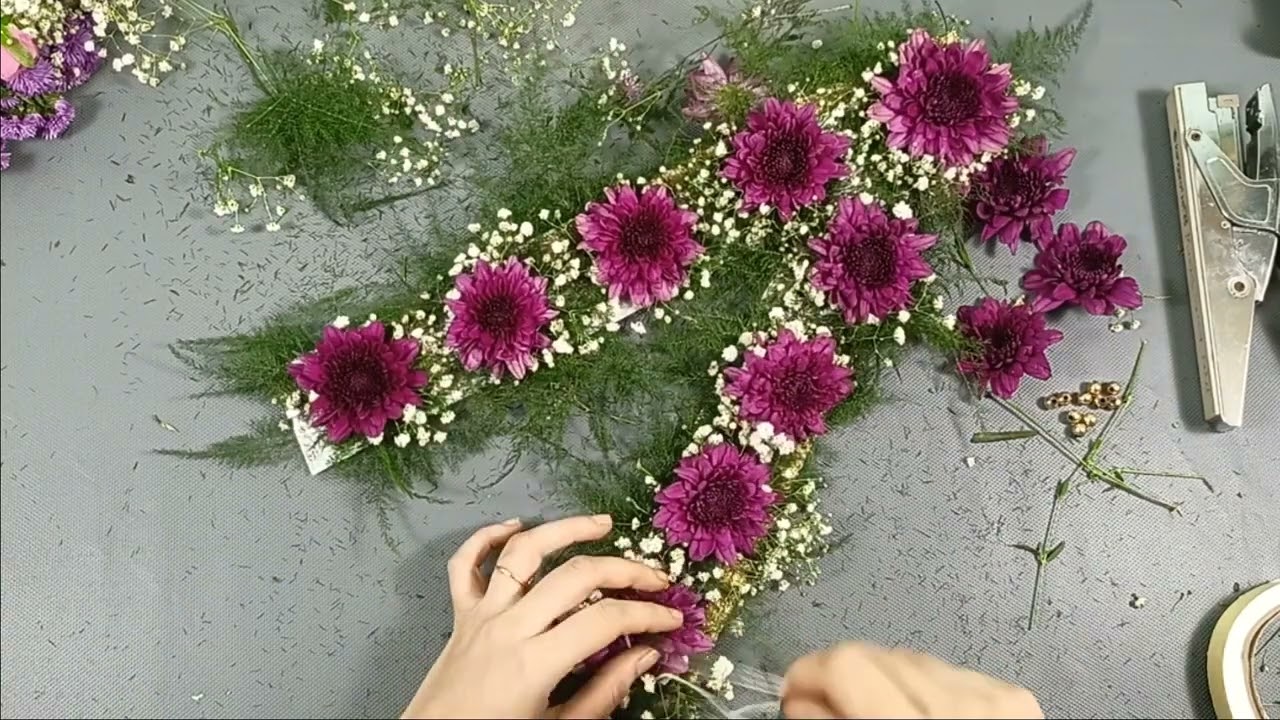 गणपती साठी सोपी व सुंदर कंठी/ easy and beautiful mala for Ganesh idol