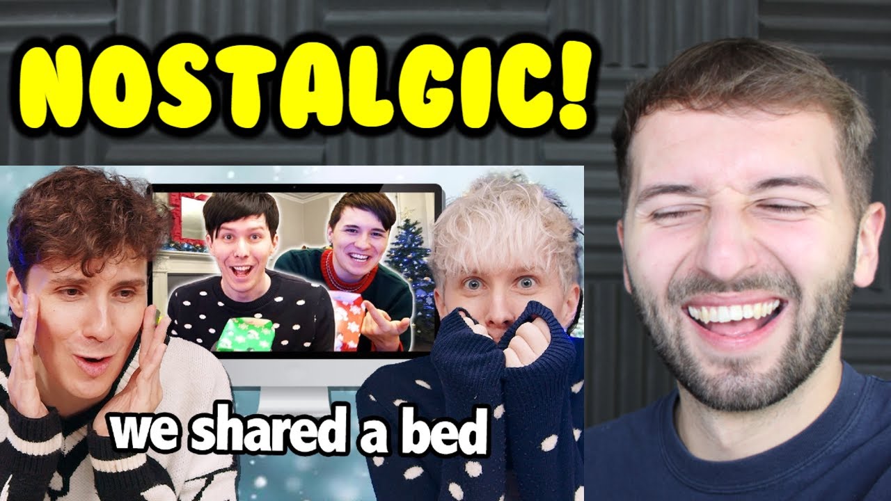 Dan and Phil React to A Festive Day in the Life of Dan and Phil! Reaction!