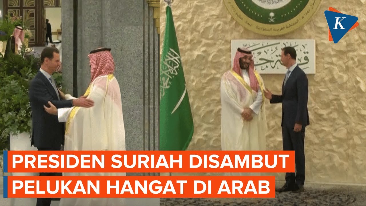 Akhiri Permusuhan, Putra Mahkota Saudi Peluk Presiden Suriah di KTT Arab
