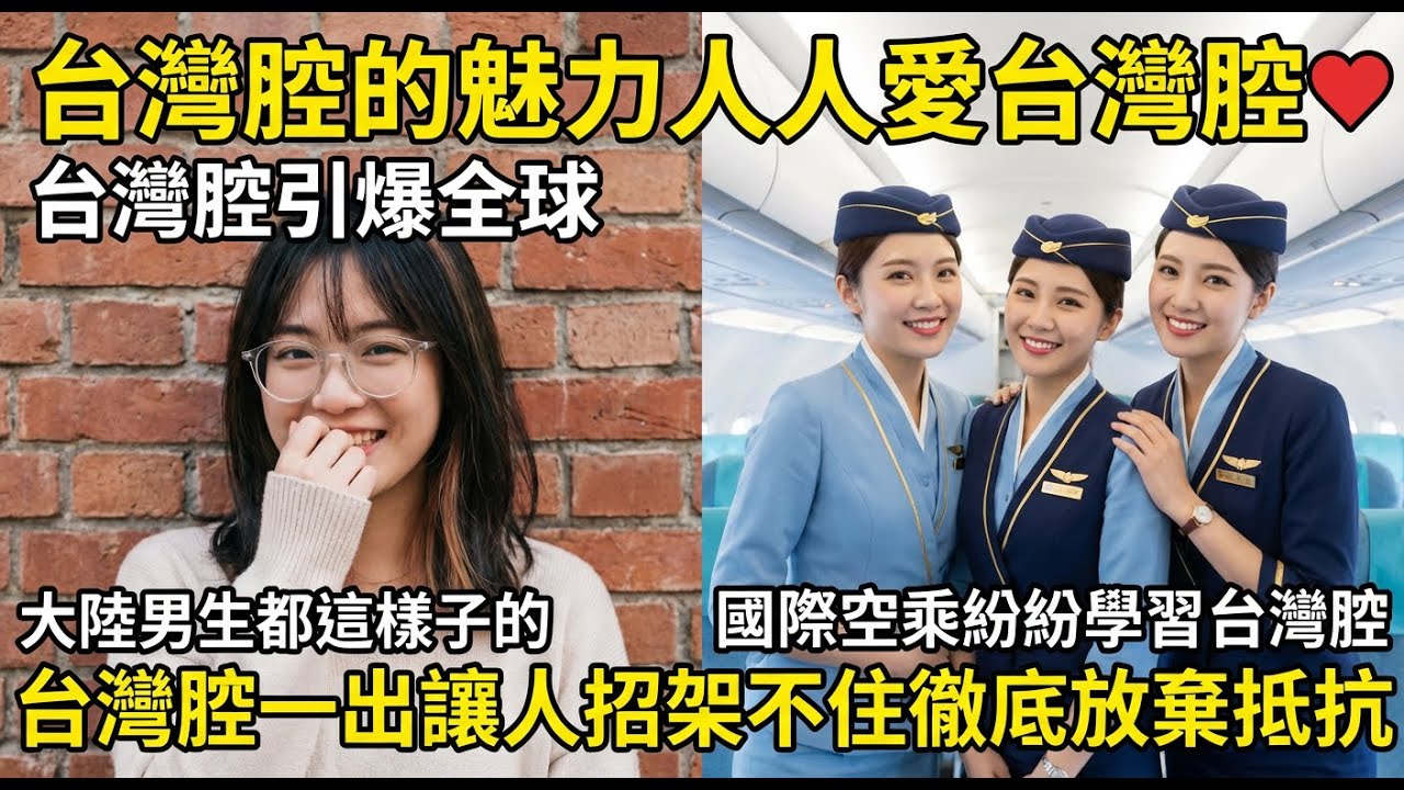 【神奇口音】台灣腔征服世界！國際空乘為何集體學台灣腔？聽到第3秒我就投降了！Taiwanese accent conquers the world