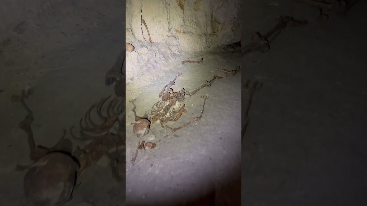 Exploring Paris - The Catacombs || The Skeleton  #abandoned #paris #urbex #explore