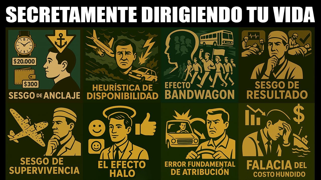 8 Sesgos Cognitivos Que Están Secretamente Dirigiendo Tu Vida
